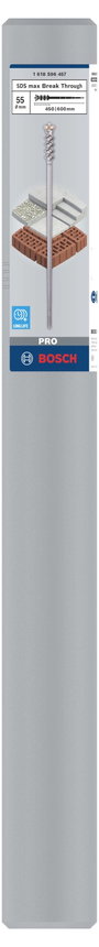 Bosch Accessories Bosch Power Tools 1618596457 Keményfém Áttörő fúró 55 mm Teljes hossz 600 mm SDS-M 3. bélyegkép