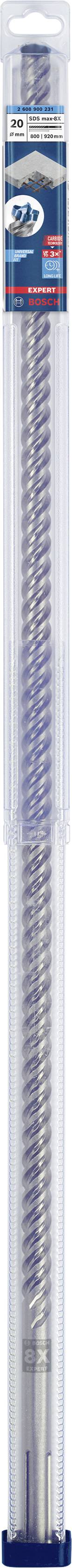 Bosch Accessories EXPERT SDS max-8X 2608900231 Kalapácsfúró 1 db 20.00 mm Teljes hossz 920 mm SDS-Ma 2. kép