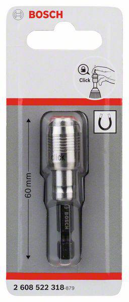 Bosch Accessories Bosch Power Tools 2608522318 Univerzális tartó egy kattintásos funkció, 1/4 hüvely 2. kép