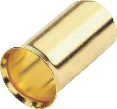 Aranyozott érvéghüvely 10 mm², 12 db, Sinus Live