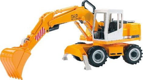 bruder Liebherr lapát kotrógép