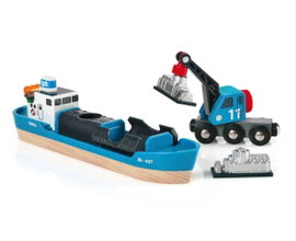 Brio 33534 Konténerszállító hajó daruskocsival