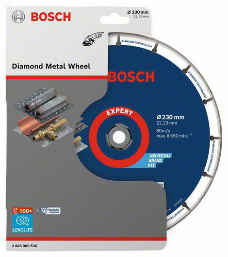 Bosch Accessories 2608900536 M14 Gyémánt bevonatú vágótárcsa Ø 230 mm Furat átmérő 22.23 mm 1 db 3. kép