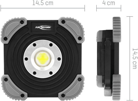 Akkus LED munkalámpa 10 W 1400 lm, Ansmann 1600-0235 FL2500R 19. kép