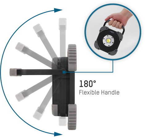 Akkus LED munkalámpa 10 W 1400 lm, Ansmann 1600-0235 FL2500R 20. kép