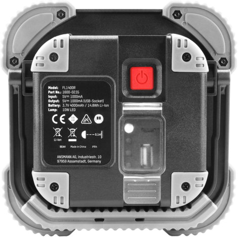 Akkus LED munkalámpa 10 W 1400 lm, Ansmann 1600-0235 FL2500R 9. kép