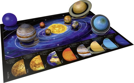 Ravensburger 3D puzzle - bolygórendszer 11668 Planetensystem 3D Puzzle 1 db 3. kép