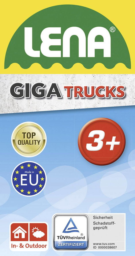 Lena GIGA TRUCKS Arocs szemeteskocsi matricával 7. kép
