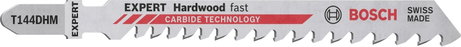Bosch Accessories 2608900541 EXPERT Hardwood Fast T 144 DHM szúrófűrészlap, 3 db 3 db
