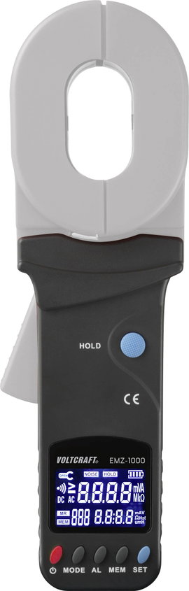 Földelésmérő 0.01 - 1200 Ω, Voltcraft EMZ-1000