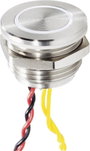 Renkforce RF-4707816 Csengőgomb Piezoval 1 részes Nemesacél, Fehér 24 V/0,3 A bélyegkép