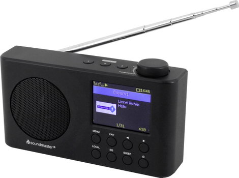 Asztali internetrádió, DAB+, URH, Bluetooth, WLAN, Soundmaster IR6500SW