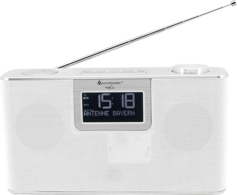 soundmaster DAB700WE Asztali rádió DAB+, URH AUX, Bluetooth®, SD, USB Kihangosító funkció, Mikrofonn 2. kép
