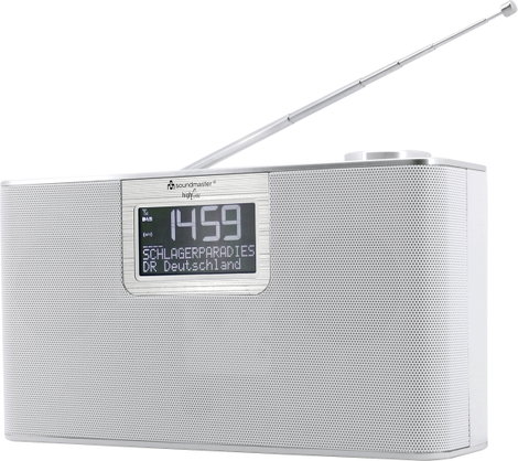 soundmaster DAB700WE Asztali rádió DAB+, URH AUX, Bluetooth®, SD, USB Kihangosító funkció, Mikrofonn 4. kép