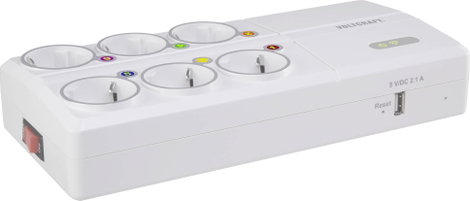 Energiafogyasztás mérő elosztó, 6 részes, WiFi, Voltcraft SEM8500 2. kép