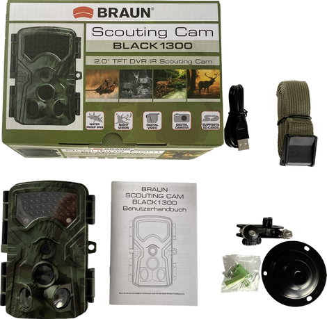 Braun Germany BRAUN Scouting Cam Black1300 Vadmegfigyelő kamera 13 Megapixel Felgyorsított felvétel 7. kép