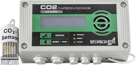 Schabus GX-D250 Levegőminőség érzékelő Belső érzékelővel Hálózatról üzemeltetett Érzékel Széndioxid 2. kép