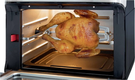 Profi Cook PC-FR 1200 H Forrólevegős fritőz 1500 W Fekete/nemesacél 5. kép