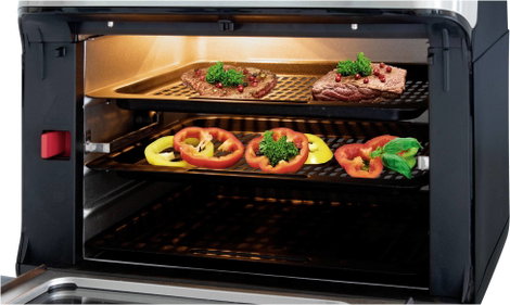 Profi Cook PC-FR 1200 H Forrólevegős fritőz 1500 W Fekete/nemesacél 7. kép
