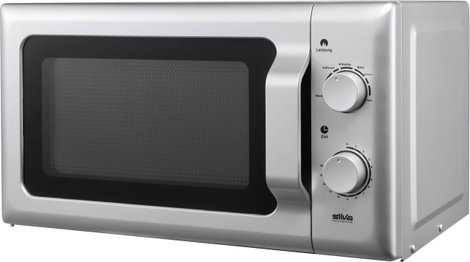 Silva Homeline MWU 20.4 Mikrohullámú sütő Ezüst 700 W Polc alá építhető, Időzítő funkció 2. kép