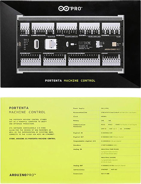 Arduino AKX00032 Panel Portenta Machine Control Portenta 5. kép