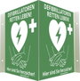 MEDX5 AED-Z-WISCHI AED tábla Kültér, Beltér bélyegkép