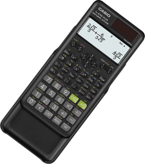Casio FX-87DEPLUS-2 Műszaki-tudományos számítógép Napenergiával üzemeltetett, Elemekről üzemeltetett 2. kép