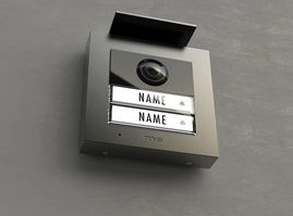 m-e modern-electronics VDV-2020 A Videó kaputelefon Vezetékes, RFID Külső egység Antracit