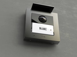 m-e modern-electronics VDV-2010 A Videó kaputelefon Vezetékes, RFID Külső egység Antracit