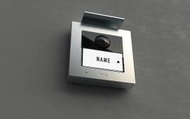 m-e modern-electronics VDV-2010 S Videó kaputelefon Vezetékes, RFID Külső egység Ezüst