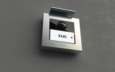 m-e modern-electronics VDV-2010 S Videó kaputelefon Vezetékes, RFID Külső egység Ezüst