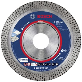 Bosch Accessories 2608900654 EXPERT HardCeramic Gyémánt bevonatú vágótárcsa Ø 115 mm Furat átmérő 22