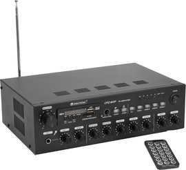 Omnitronic CPZ-60P ELA ELA erősítő 60 W 4 csatornás 4 zóna