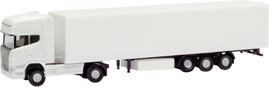 Herpa 013802 N Tehergépjármű modell Scania R TL félpótkocsi - mini készlet