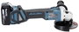 Makita Akku-Winkelschleifer 18V 2x5Ah DGA511RTJ m.LG im MACPAC DGA511RTJ Akkus sarokcsiszoló 125 mm 6. bélyegkép