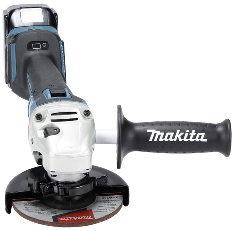 Makita Akku-Winkelschleifer 18V 2x5Ah DGA511RTJ m.LG im MACPAC DGA511RTJ Akkus sarokcsiszoló 125 mm 8. kép