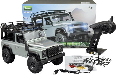 Amewi D90X12 Scale 1:12 Brushed RC modellautó Elektro Scale Crawler 4WD építőkészlet 2,4 GHz 6. kép