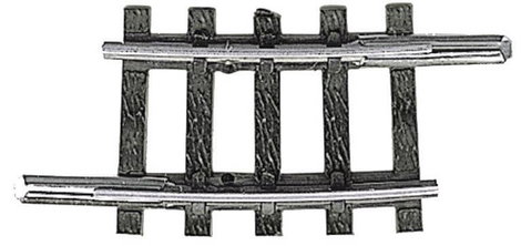 T14926 N Minitrix sín Hajlított sín 6 ° 228.2 mm