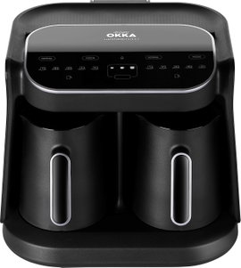 arzum Okka Grandio Duo Mokka kávéfőző Fekete-króm Kapacitás, csésze=10 Kijelző