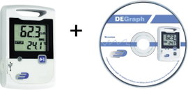 USB-s hőmérséklet, légnedvesség adatgyűjtő 2 x 20000 adattárolással Dostmann Electronic LOG20 5005-1