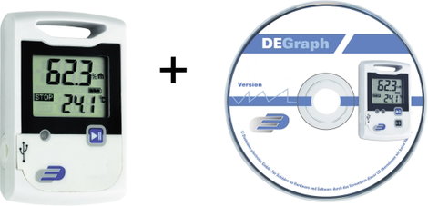 USB-s hőmérséklet, légnedvesség adatgyűjtő 2 x 20000 adattárolással Dostmann Electronic LOG20 5005-1