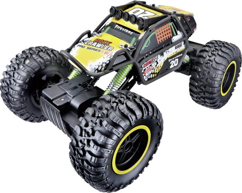 MaistoTech 581334 Rock Crawler Pro RC kezdő modellautó Terepjáró Akkuval és töltőkábellel