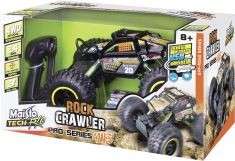 MaistoTech 581334 Rock Crawler Pro RC kezdő modellautó Terepjáró Akkuval és töltőkábellel 4. kép