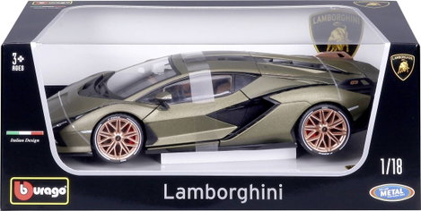 Bburago Lamborghini Sian FKP 37 1:18 Autómodell 11. kép