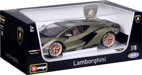 Bburago Lamborghini Sian FKP 37 1:18 Autómodell 12. kép