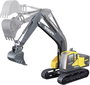 Bburago Volvo Löffelbagger EC220E 1:50 Autómodell 3. bélyegkép