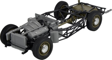 Tamiya 300024338 Mercedes Benz 300SL Flügeltürer Autómodell építőkészlet 1:24 7. kép