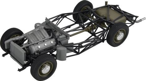 Tamiya 300024338 Mercedes Benz 300SL Flügeltürer Autómodell építőkészlet 1:24 8. kép