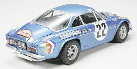 Tamiya 300024278 Renault Alpine A110 ´71 Monte Carlo Autómodell építőkészlet 1:24 3. kép