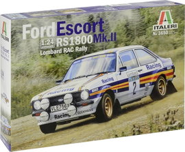 Italeri 3650 Ford Escort RS 1800 MK.II Lombard Autómodell építőkészlet 1:24